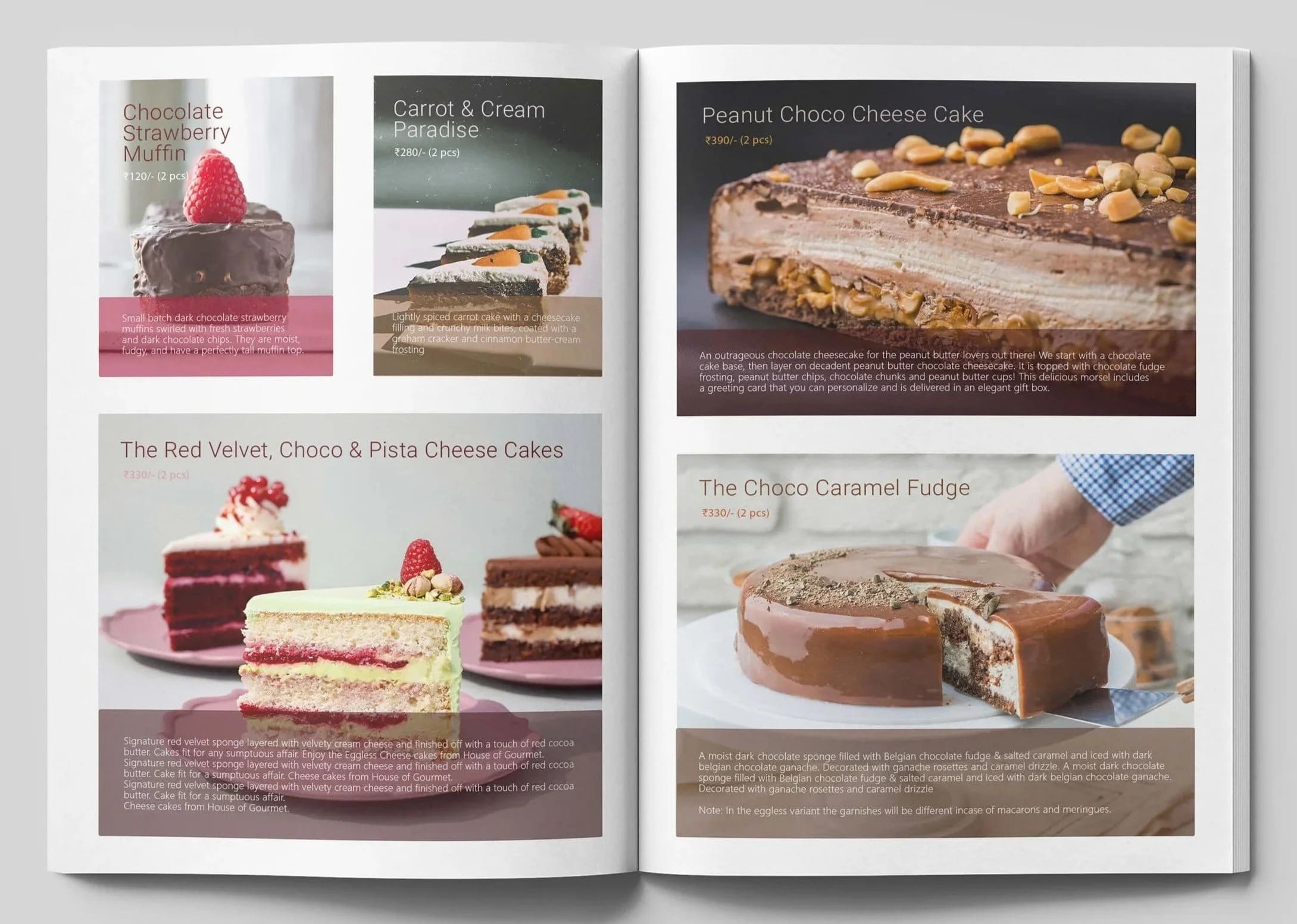 Cafe Menu Design | House Of Gourmet | Hyderabad, India