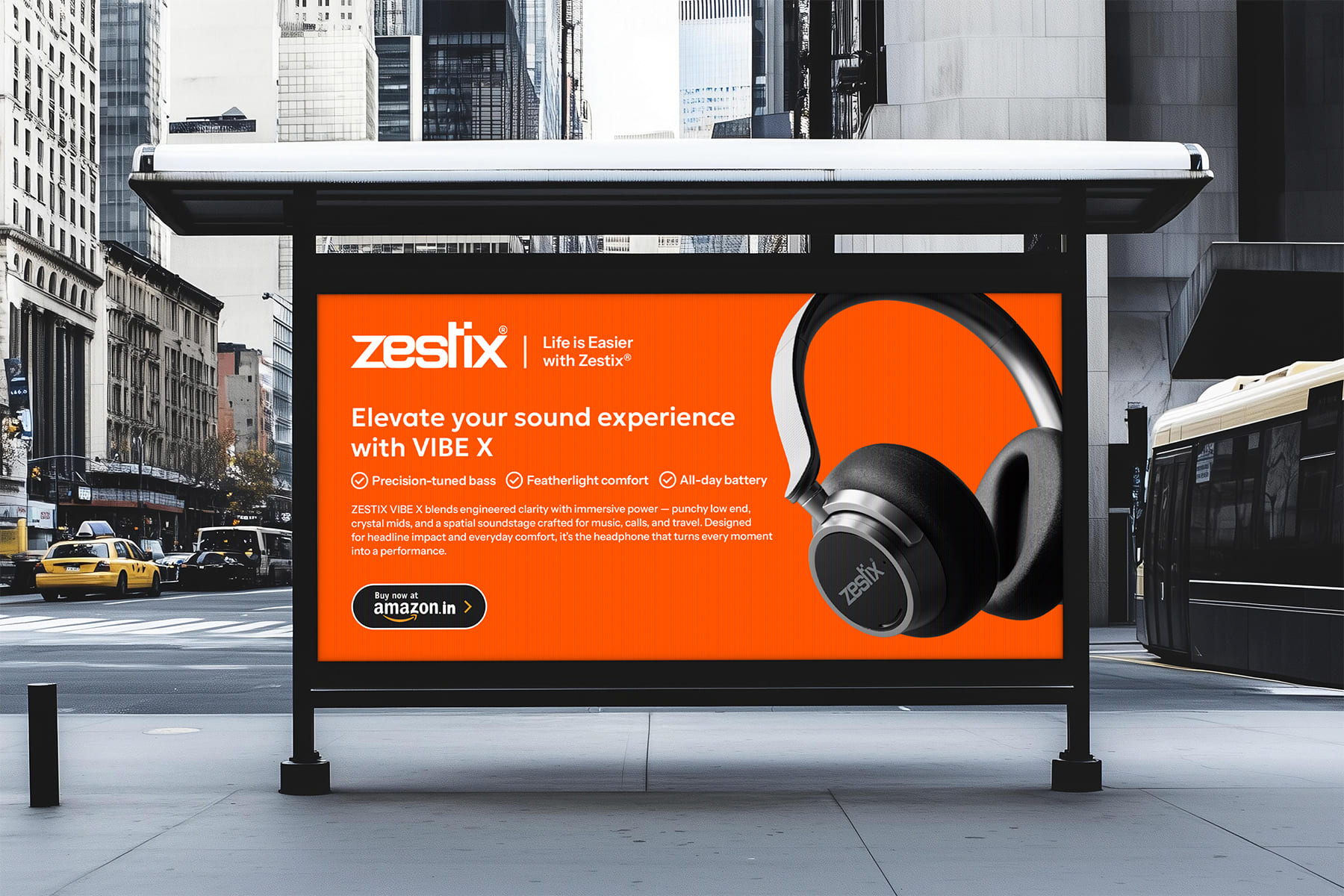Hoarding Design | Zestix Electronics | Dubai, UAE