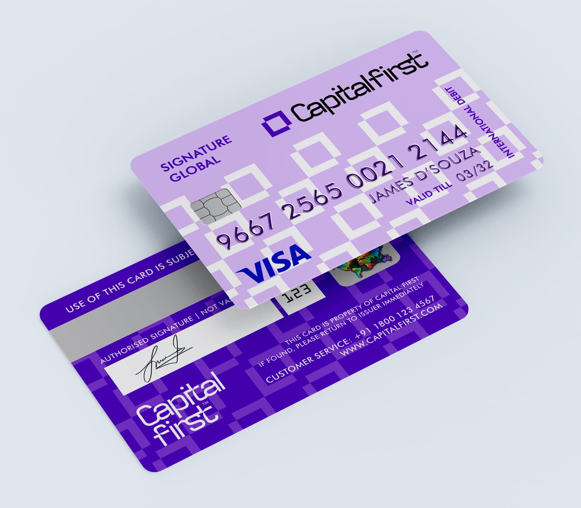 Debit Card Design | Capital First | Colorado, USA