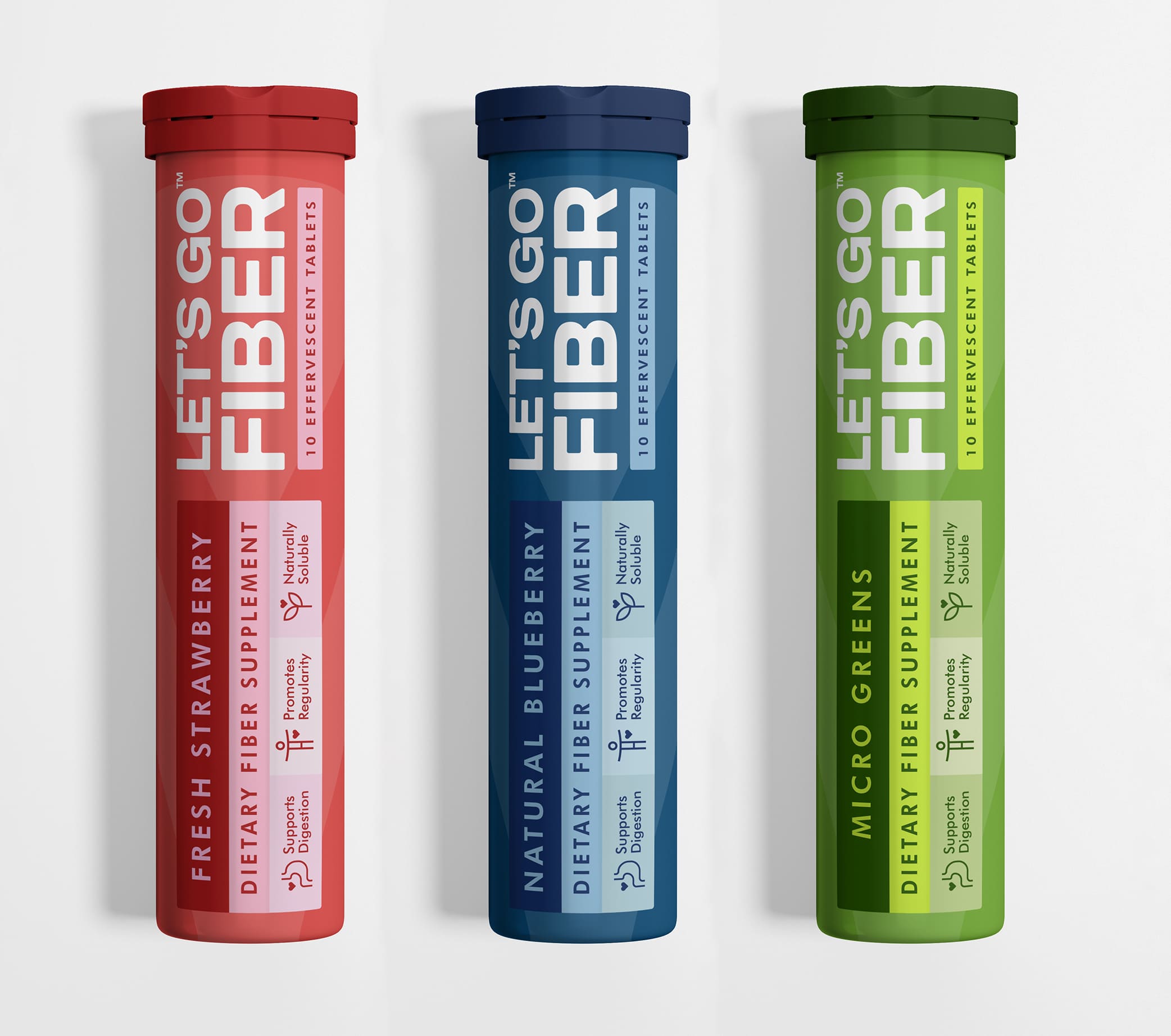 Fiber Supplement Packaging Design | Let's Go Fiber | USA, EU & UAE
