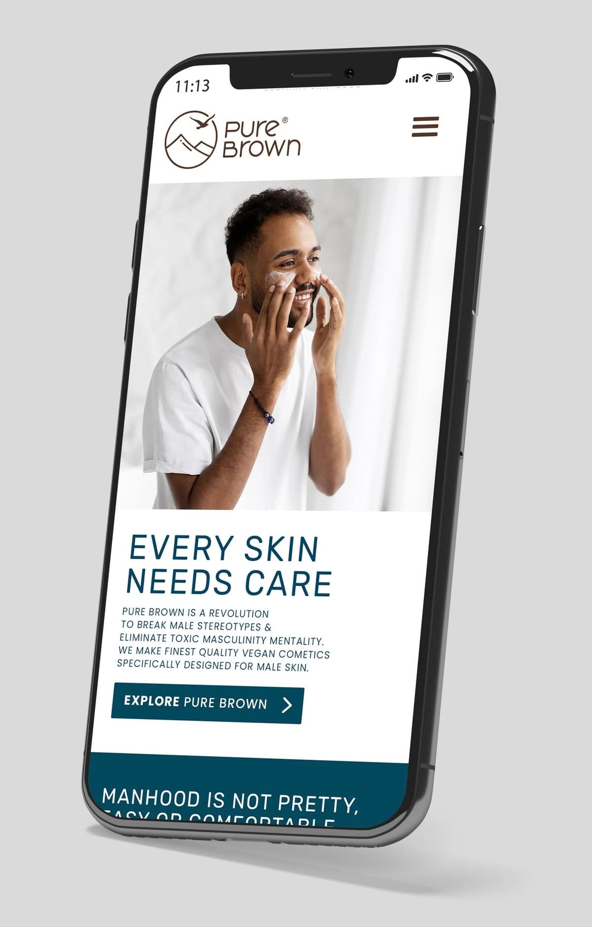 Website UX & UI Design | Pure Brown | Mumbai, India