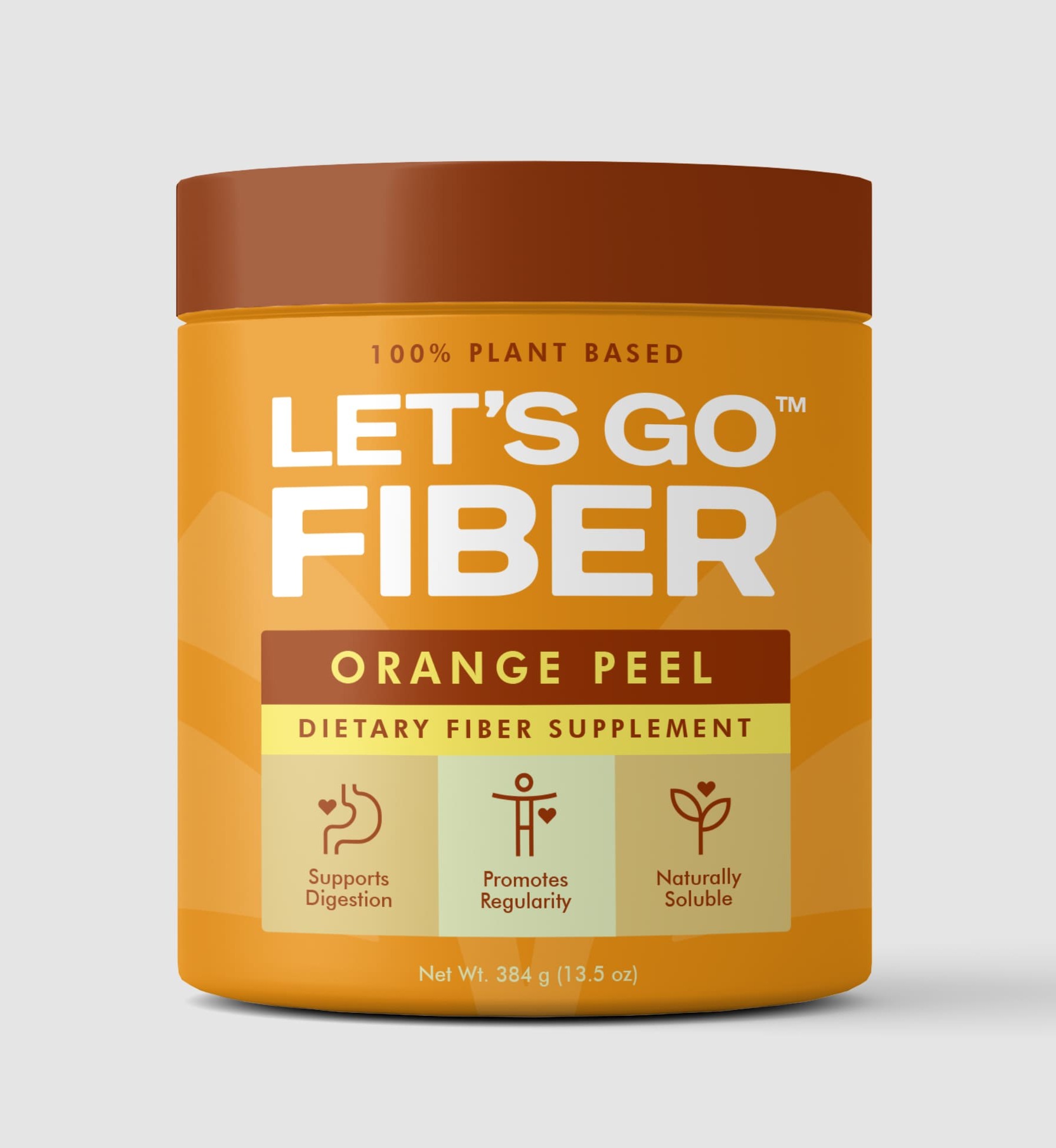 Fiber Supplement Packaging Design | Let's Go Fiber | USA, EU & UAE