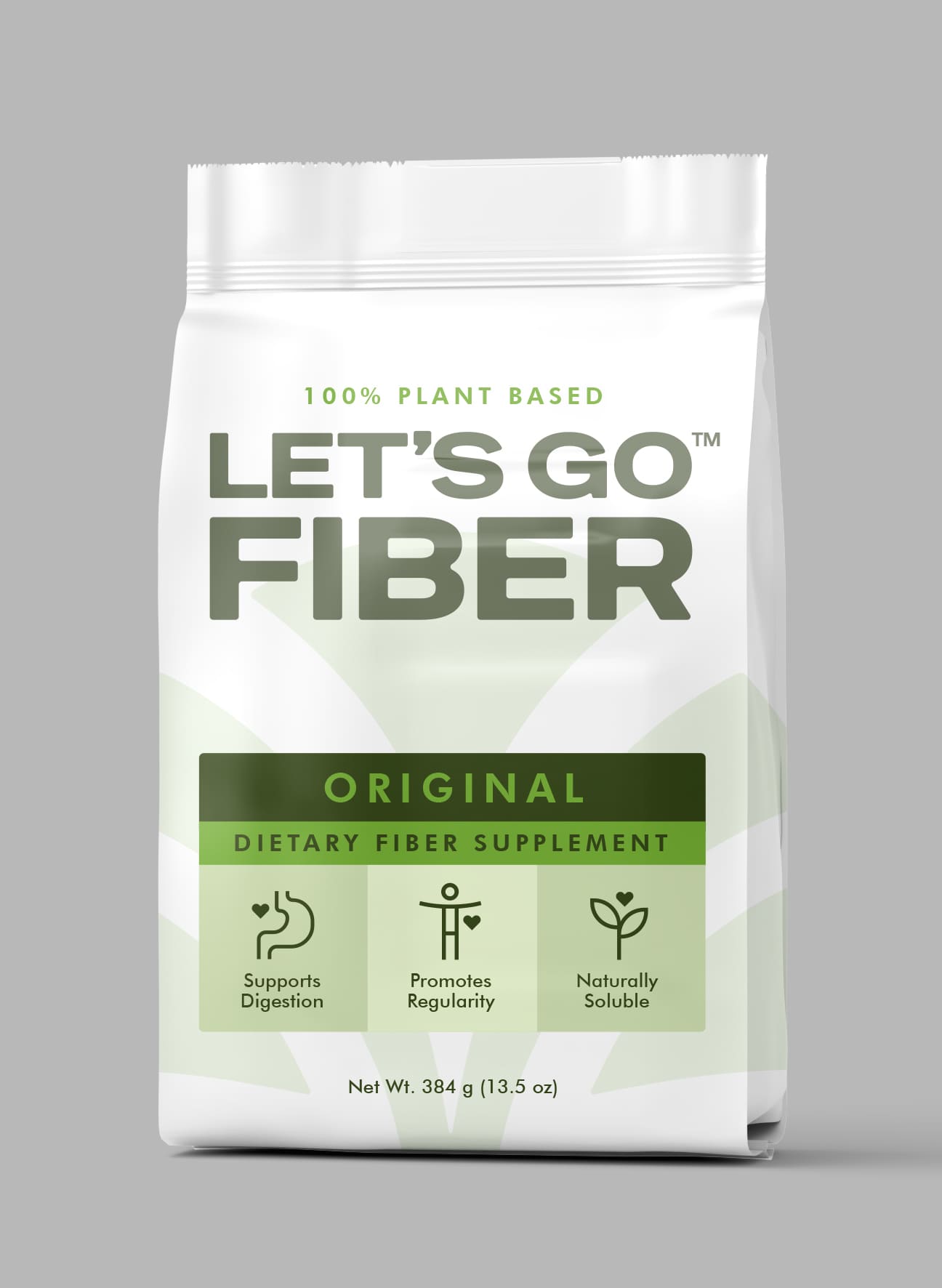 Fiber Supplement Packaging Design | Let's Go Fiber | USA, EU & UAE