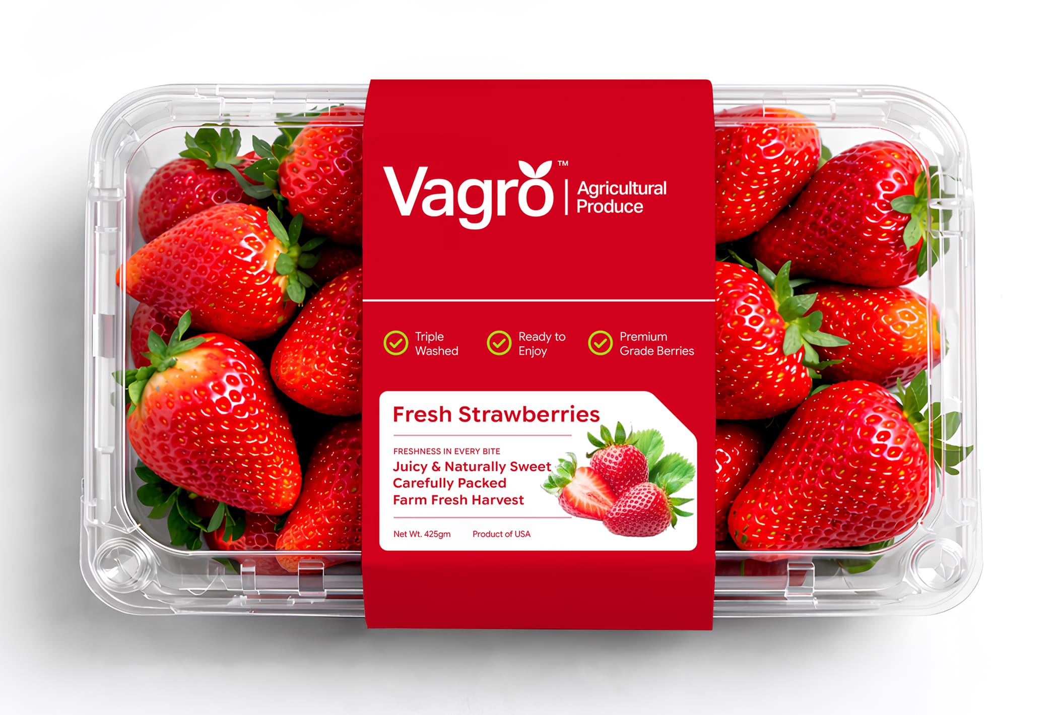 Packaging Design | Vagro Agricultural Produce | Georgia, USA
